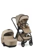 EASYWALKER Kombinált babakocsi Zoey Almond Taupe + CYBEX Aton B2 i-Size + bázis