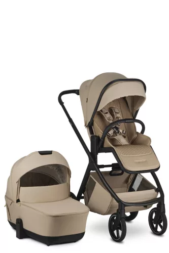EASYWALKER Kombinált babakocsi Zoey Almond Taupe + CYBEX Aton B2 i-Size + bázis