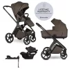 EASYWALKER Kombinált babakocsi Zoey Chestnut Brown + CYBEX Aton B2 i-Size + bázis