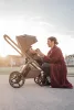EASYWALKER Kombinált babakocsi Zoey Chestnut Brown + CYBEX Aton B2 i-Size + bázis