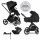 EASYWALKER Kombinált babakocsi Zoey Pure Black + CYBEX Aton B2 i-Size + bázis