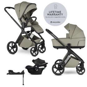   EASYWALKER Kombinált babakocsi Zoey Sage Green + CYBEX Aton B2 i-Size + bázis