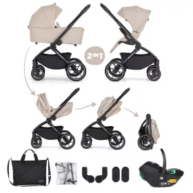   PETITE&MARS Kombinált babakocsi SCOUT 3 az 1-ben Soft Mousse + Core Pro i-Size