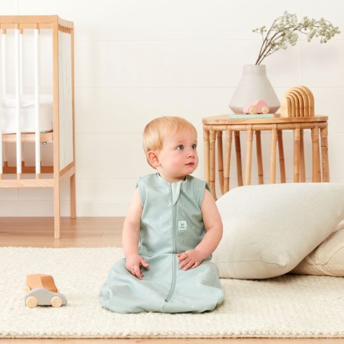 ERGOPOUCH Hálózsák organikus pamut 3-12 hó 6-10 kg 0,2 tog - Jersey Sage