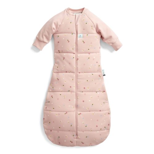 ERGOPOUCH Alvózsák ujjakkal organikus pamut Jersey Daisies 3-12 hónap, 6-10 kg, 2,5 tog
