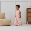 ERGOPOUCH Hálózsák és kezeslábas 2 az 1-ben organikus pamut Suit Daisies 3-12 hó, 6-10 kg, 0,2 tog