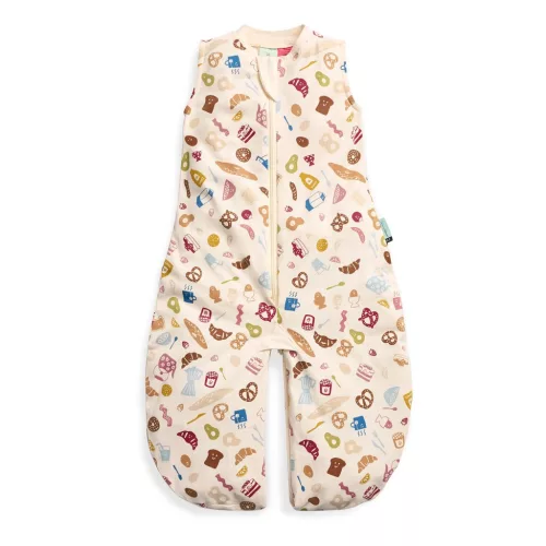 ERGOPOUCH Hálózsák és kezeslábas 2 az 1-ben organikus pamut Suit Bon Appetit 8-24 hónap, 8-14 kg, 0,