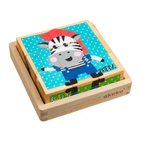 Akuku Baba fejlesztő puzzle kockák