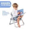 Chicco Chairy 2in1 székmagasító ülőke és kisszék Bunny szürke