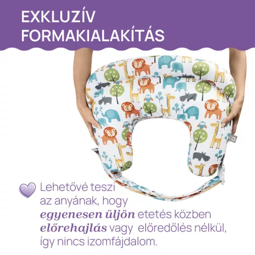 Chicco Boppy Deluxe szoptatós párna formatartó töltettel - rózsaszín