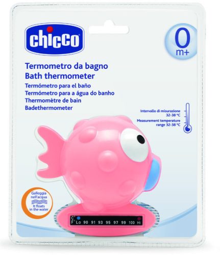 Chicco Halacska vízhőmérő 32-38°C - rózsaszín vízhőmérő