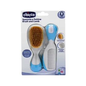   Chicco Fésű-Hajkefe természetes sörtékkel - kék hajkefe