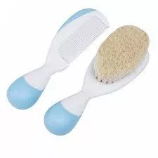 Chicco Fésű-Hajkefe természetes sörtékkel - kék hajkefe