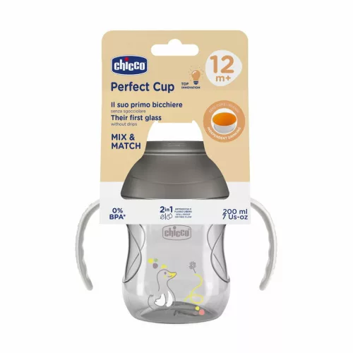 Chicco Perfect Cup 360° itatópohár 200 ml pohár peremű tanulópohár