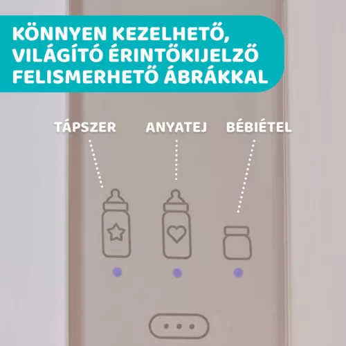 Chicco Cumisüveg melegítő Home-Travel otthonra és autóba adapterrel