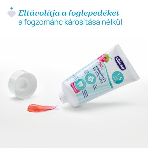 Chicco Eper ízű fogkrém fluoridos 50 ml xilittel - 1-5 év