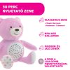 Chicco Baby Bear plüss maci projektor vetítő és ejszakai lámpa - rózsaszín