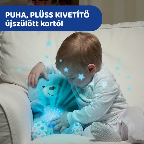 Chicco Baby Bear plüss maci projektor vetítő és éjszakai lámpa-neutral