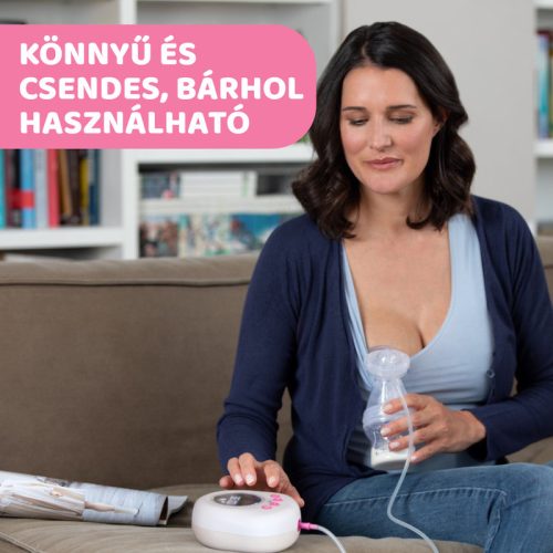 Chicco Elektromos mellszívó Single otthon & úton - BOMBA ÁR!