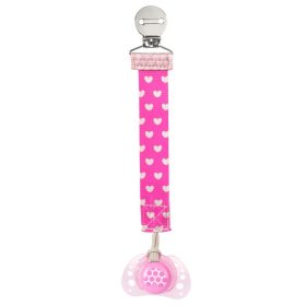   Chicco Fashion Clip cumitartó pánt - rózsaszín karimás és karima nélküli nyugtatócumikhoz is