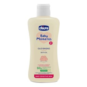   Chicco Fürdető olaj 200 ml - sensitive gyapotolaj és E-vitamin