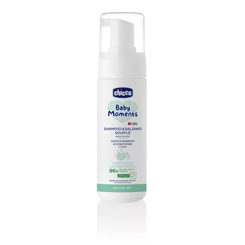 Chicco Habsampon & kondicionáló 150 ml - Kids mandula és őszibarack kivonattal