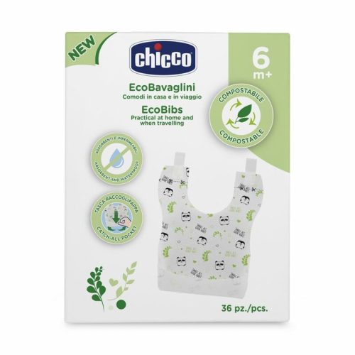 Chicco Eco Bibs lebomló öko-előke 36 db ökotermék