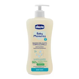   Chicco Fürdető & sampon 500 ml - újszülöttbőrre zabkivonat és növényi glicerin, semleges pH