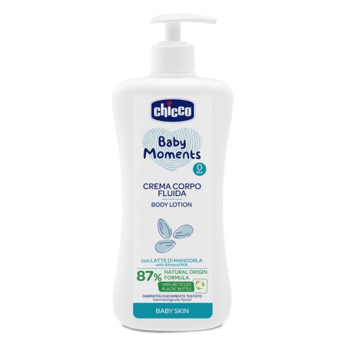 Chicco Testápoló tej, 500 ml, mandulatejjel