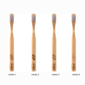 Chicco Bambusz fogkefe 1 db természetes