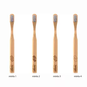 Chicco Bambusz fogkefe 1 db természetes