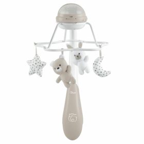   Chicco Rainbow Szivárvány zenélő forgó 3in1 kiságyjáték, projektor, éjjeli lámpa, neutral