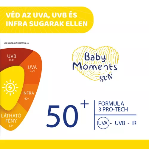 Chicco Ásványi Fényvédő krém SPF50+ (75 ml) UVA, UVB, INFRA sugárzás elleni nagyon magas védelem