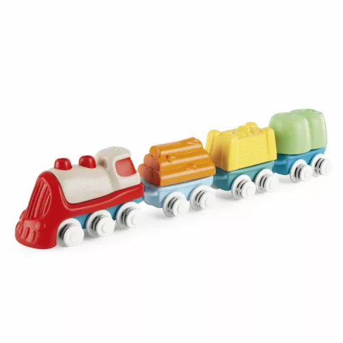 Chicco Baba Vasút 18 db-os ECO - többszínű