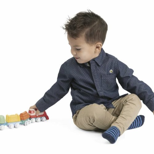 Chicco Baba Vasút 18 db-os ECO - többszínű