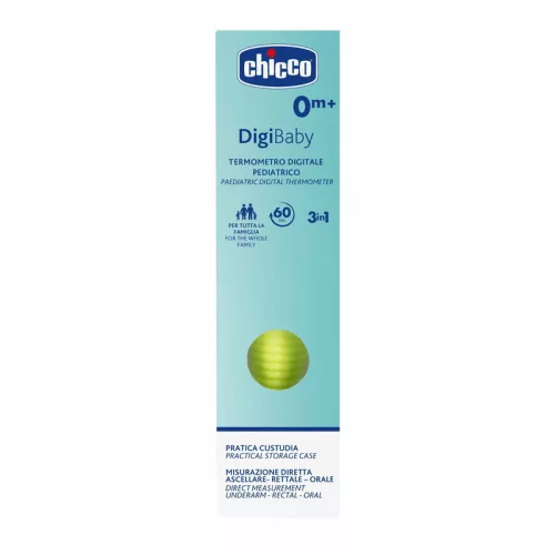 Chicco Digi Baby digitális hőmérő 1 db tokban - ultra kicsi