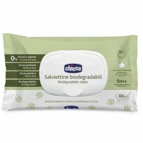   Chicco Törlőkendő biológiailag lebomló 60 db illatmentes műanyagmentes