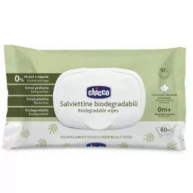 Chicco Törlőkendő 60 db illatmentes műanyagmentes