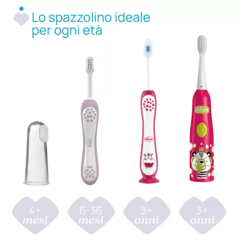 Chicco Fogkefe 6-36 hó ultrafinom sörtékkel - Lila