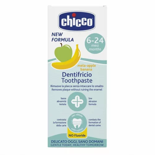 Chicco Fluormentes fogkrém 50 ml almás-banános ízű 