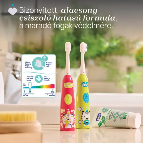 Chicco Menta ízű fogkrém fluoridos 50 ml xilittel - 6 év+