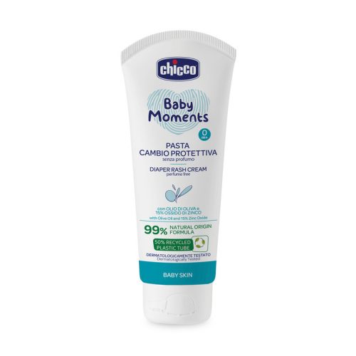 Chicco Popsikrém pelenkakiütés ellen 100 ml 15% cink-oxid illatmentes 99% természetes