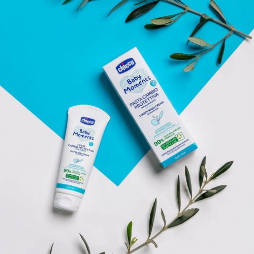 Chicco Popsikrém pelenkakiütés ellen 100 ml ,15% cink-oxid, illatmentes 99% természetes