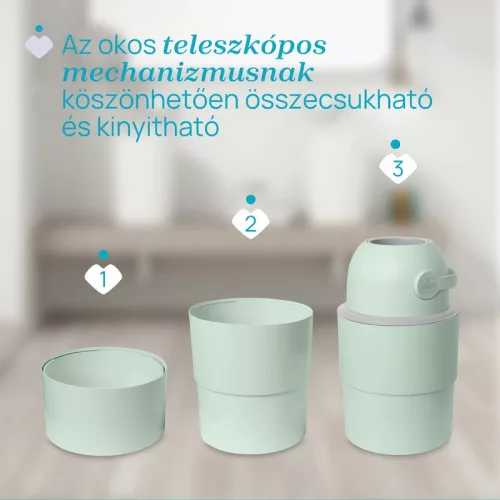 Chicco Teleszkópos pelenkatároló (15 db nejlonzsákkal) extra utántölt költség nélkül