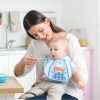 Chicco Easy Meal Bib - frottír előke vízálló hátlappal 3db-os kék