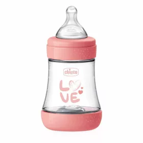  Chicco Perfect5 cumisüveg 150 ml lassú folyású - rózsaszín