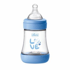   Chicco Perfect5 biofunkcionális cumisüveg 150 ml-normál átfolyás - kék