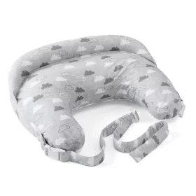   Chicco Boppy Deluxe szoptatós párna formatartó töltettel - szürke