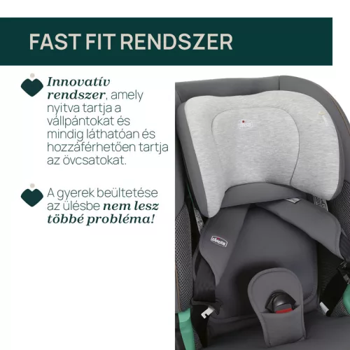 Chicco Seat&Go I-Size 76-150 cm autósülés 1/2/3 korcsoport - szürke