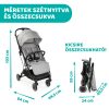 Chicco TROLLEYme babakocsi automata zárral 0-15 kg, 0-3 év, Light grey